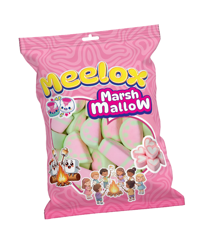 marsh lemo Marshmallow 500gm - الصورة 1